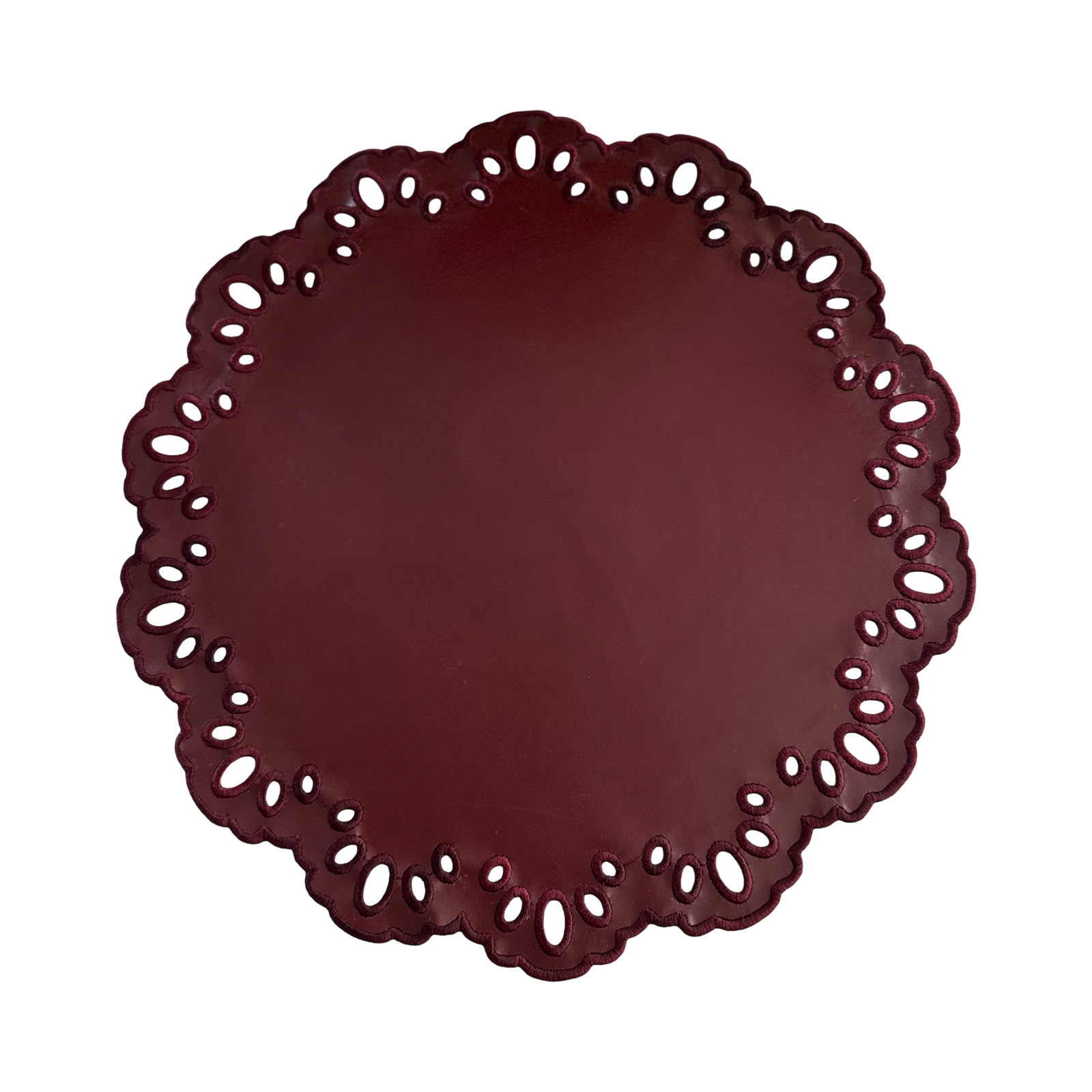 BLOOM SERİSİ BORDO DERİ AMERİKAN SERVİSİ